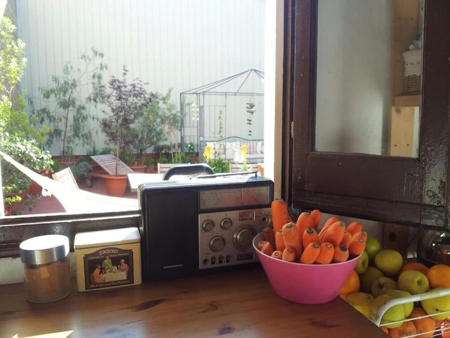 Small Room In Sants With Huge Terrace Barcelona Buitenkant foto